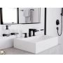 Bateria umywalkowa stojąca czarna 71733670 Hansgrohe Talis E zdj.3