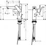Bateria umywalkowa stojąca 71754140 Hansgrohe Talis E zdj.2