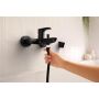 Bateria wannowo-prysznicowa ścienna czarna 72440670 Hansgrohe Rebris S zdj.3