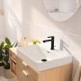 Bateria umywalkowa stojąca czarna 72520670 Hansgrohe Rebris S zdj.3