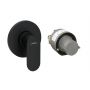 Bateria prysznicowa podtynkowa czarna 72648670 Hansgrohe Rebris S zdj.1