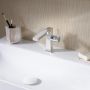 Bateria umywalkowa stojąca chrom 73023000 Hansgrohe Tecturis E zdj.4