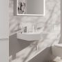 Bateria umywalkowa stojąca biała 73030700 Hansgrohe Tecturis E zdj.3