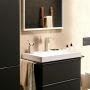 Bateria umywalkowa stojąca chrom 73040000 Hansgrohe Tecturis E zdj.3