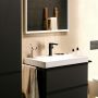 Bateria umywalkowa stojąca czarna 73041670 Hansgrohe Tecturis E zdj.3