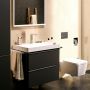 Bateria umywalkowa stojąca chrom 73053000 Hansgrohe Tecturis E zdj.3