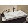 Bateria umywalkowa stojąca czarna 73053670 Hansgrohe Tecturis E zdj.3