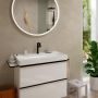 Hansgrohe Tecturis S 73341670 bateria umywalkowa stojąca czarna zdj.3