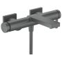 Bateria wannowo-prysznicowa ścienna czarna 73420340 Hansgrohe Tecturis E zdj.1