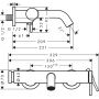 Hansgrohe Tecturis S 73422700 bateria wannowo-prysznicowa ścienna biała zdj.2