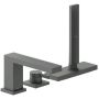 Bateria wannowo-prysznicowa nawannowa czarna 73443340 Hansgrohe Tecturis E zdj.1
