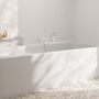 Bateria wannowo-prysznicowa nawannowa biała 73443700 Hansgrohe Tecturis E zdj.3