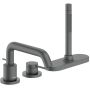 Bateria wannowo-prysznicowa nawannowa czarna 73447340 Hansgrohe Tecturis S zdj.1