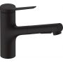 Hansgrohe Zesis M33 74820670 bateria kuchenna stojąca czarna zdj.1
