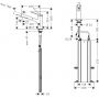 Hansgrohe Zesis M33 74821000 bateria kuchenna stojąca chrom zdj.2