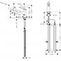Hansgrohe Zesis M33 74821670 bateria kuchenna stojąca czarna zdj.2