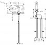 Hansgrohe Zesis M33 74821800 bateria kuchenna stojąca stal zdj.2