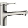 Hansgrohe Zesis M33 74821800 bateria kuchenna stojąca stal zdj.1