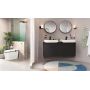 Bateria umywalkowa stojąca czarna 75023670 Hansgrohe Vivenis zdj.4