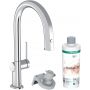 Hansgrohe Aqittura M91 76800000 bateria kuchenna z filtrem stojąca chrom zdj.1