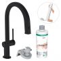 Hansgrohe Aqittura M91 76800670 bateria kuchenna z filtrem stojąca czarna zdj.1