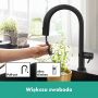Hansgrohe Aqittura M91 76800670 bateria kuchenna z filtrem stojąca czarna zdj.7