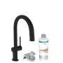 Hansgrohe Aqittura M91 76801670 bateria kuchenna z filtrem stojąca czarny zdj.1