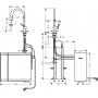 Hansgrohe Aqittura M91 76836000 bateria kuchenna z filtrem stojąca chrom zdj.2