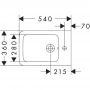 Bidet wiszący biały 61172450 Hansgrohe EluPura Original Q zdj.4