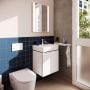 Umywalka z szafką 50 cm białą 54395700 Hansgrohe Xilesa E zdj.3