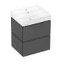 Umywalka z szafką 60 cm szarą 54396760 Hansgrohe Xilesa E zdj.1