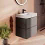 Umywalka z szafką 60 cm szarą 54396760 Hansgrohe Xilesa E zdj.3