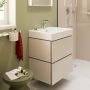 Umywalka z szafką 60 cm beżową 54396780 Hansgrohe Xilesa E zdj.3