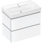 Umywalka z szafką 80 cm białą 54397700 Hansgrohe Xilesa E zdj.1