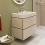 Umywalka z szafką 80 cm beżową 54397780 Hansgrohe Xilesa E zdj.7