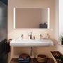 Lustro 120x70 cm prostokątne z oświetleniem biały 54965700 Hansgrohe Xarita Lite Q zdj.4