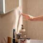 Lustro 120x70 cm prostokątne z oświetleniem biały 54965700 Hansgrohe Xarita Lite Q zdj.5