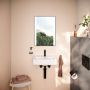 Lustro 50x70 cm prostokątne z oświetleniem czarny 54974670 Hansgrohe Xarita Lite Q zdj.4