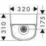 Pisuar 60286450 Hansgrohe EluPura Original S zdj.4