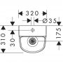 Pisuar 60287450 Hansgrohe EluPura Original S zdj.3