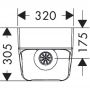 Pisuar 62010450 Hansgrohe EluPura Original Q zdj.4