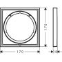 Hansgrohe ShowerSelect Comfort E 13612000 rozeta chrom zdj.2