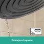 Deszczownica 26x26 cm okrągła chrom-czarna 24140340 Hansgrohe Pulsify S zdj.3