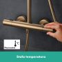 Zestaw prysznicowy ścienny termostatyczny z deszczownicą 24222140 Hansgrohe Pulsify S Puro zdj.5