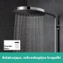 Zestaw prysznicowy ścienny termostatyczny z deszczownicą chrom 24236000 Hansgrohe Pulsify S zdj.4