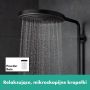 Zestaw prysznicowy ścienny termostatyczny z deszczownicą czarny 24236670 Hansgrohe Pulsify S zdj.5