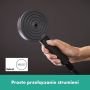 Zestaw prysznicowy ścienny z deszczownicą czarny 24237670 Hansgrohe Pulsify S Puro zdj.6