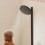 Zestaw prysznicowy ścienny termostatyczny z deszczownicą czarny 24240670 Hansgrohe Pulsify S zdj.9