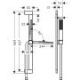 Hansgrohe Pulsify E 24371000 zestaw prysznicowy ścienny chrom zdj.2
