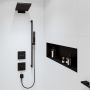 Hansgrohe Pulsify E 24380670 zestaw prysznicowy ścienny czarny zdj.4